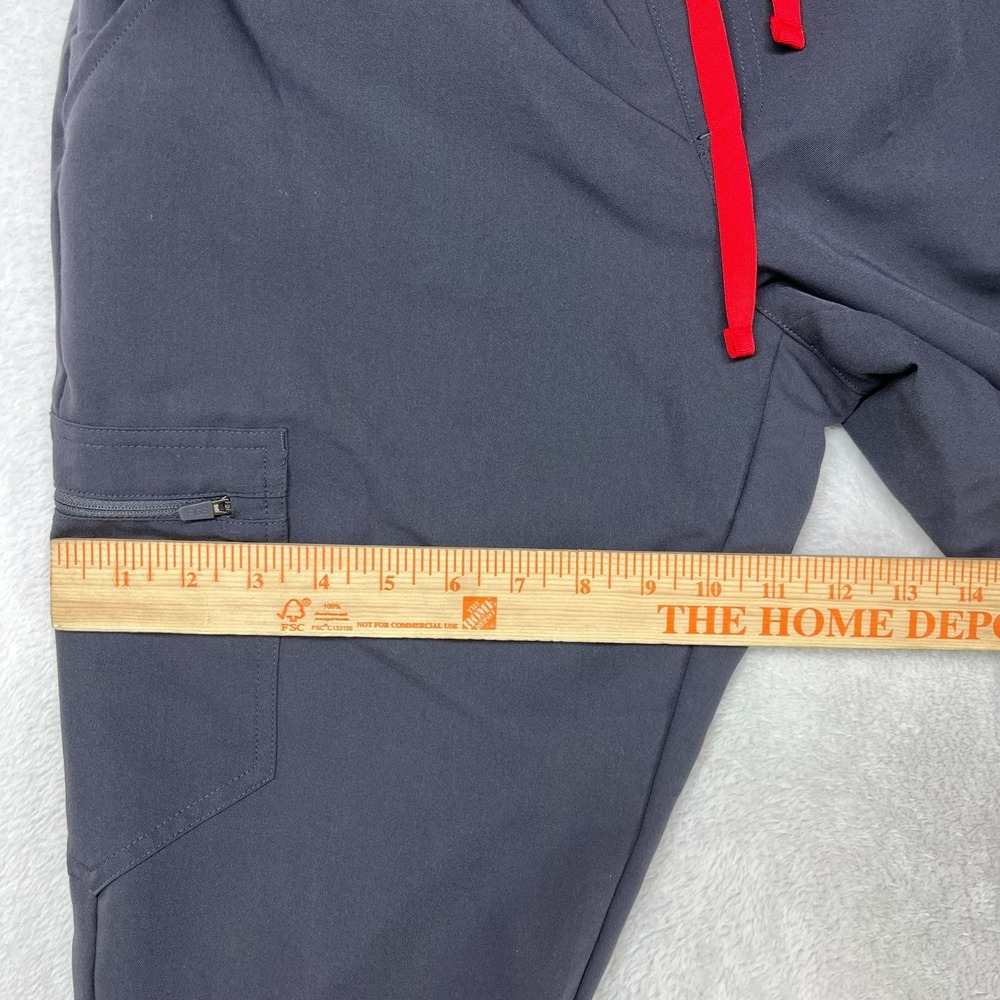 Figs High Waisted Zamora Jogger Scrub Pants Women's Charcoal Drawstring - 28X28 - Picture 7 of 12